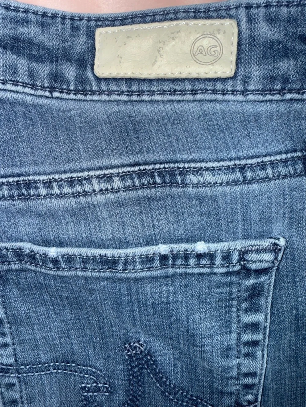 AG Adriano Goldschmeid The Farrah Skinny Crop High Rise Jean Women’s 28 R Ankle - Picture 15 of 15